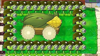 99 Gatling Pea Cob Cannon vs Zomboss Epic Hack Plants vs Zombies