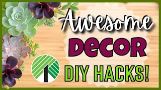 10 *BRILLIANT* DOLLAR TREE DIY Hacks & IDEAS for GORGEOUS Home Decor! Must Try These Quick Favorites