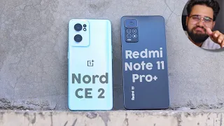 Redmi Note 11 Pro Plus vs OnePlus Nord CE 2 *Full Comparison* ⚡ Camera, Display & More