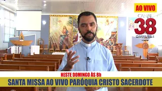 VINHETA CHAMADA SANTA MISSA AO VIVO DA PARÓQUIA CRISTO SACERDOTE DE APUCARANA