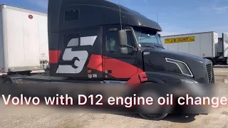 Volvo D12 oil change