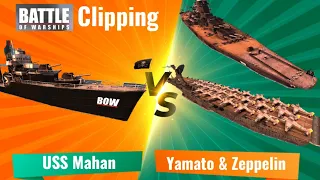 [Battle of Warships] USS Mahan x Yamato & Zeppelin - Torpedo Kill - Clipping