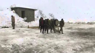 122 мм гаубица Д 30 в горах Афганистана расстрел лавин
