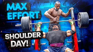 MAX EFFORT SHOULDER DAY WITH MAXIME!