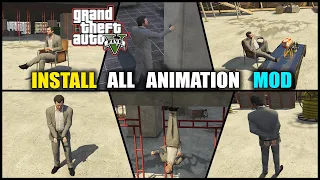 HOW TO INSTALL ALL ANIMATION MOD IN GTA 5 | SEATING ANIMATION | GTA V ANIMATION TUTORIAL