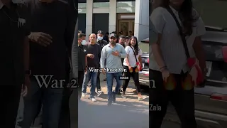 Jr. NTR arrives in mumbai for War 2 shoot with Hrithik Roshan | Kiara Advani | Latest News | #Shorts