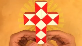 Rubik's Twist Or Snake Puzzle | How to Make a Cross (Beginner, Simple Step-by-Step Tutorial)