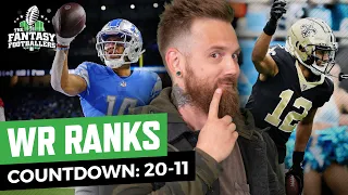 Early WR Rankings Countdown: 20-11 + Target Power! | Fantasy Football 2023 - Ep. 1395