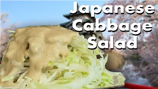 Japanese Cabbage Salad and Sesame Dressing