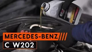 Kako zamenjati motorno olje in oljni filter na MERCEDES-BENZ C W202 [VODIČ AUTODOC]