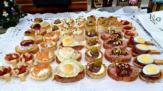 10 CANAPÉS BÁSICOS PARA NAVIDAD fáciles y rápidos ¡¡¡ Que no nos falten las ideas !!!