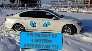 B8 Passat 4 Motion vs. Snow...  Pass or Fail ?