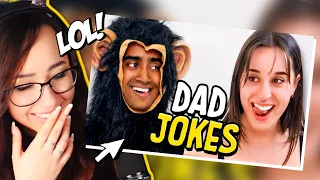 Dad Jokes | Don't laugh Challenge 😂#3 | Bunnymon REACTS