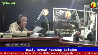 DWXI 1314 AM Live Streaming (Wednesday - April 24, 2024) #dailybreadmorningedition