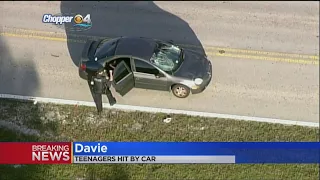 Teens Hit By Car In Davie