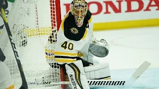 Tuukka Rask posts 24-save shutout vs. Hurricanes in Game 4