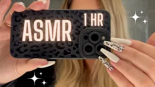 ASMR Camera Tapping & Scratching for 1 HOUR w/ Long Nails ✨ No Talking