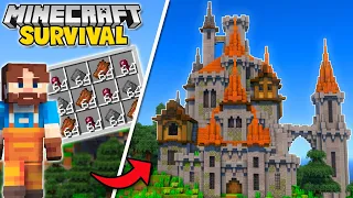 I Built A GIANT MOB FARM CASTLE! | Minecraft 1.20 Survival Let's Play! | Episode 8