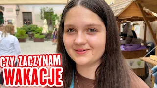 MOJE OCENY ❗ CZY JUŻ ZACZYNAM WAKACJE ❓  | VLOG MISIA I JA