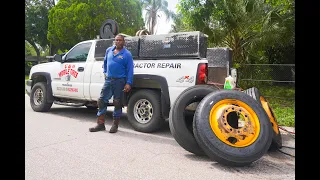 How to Change a School Bus Tire by Julia Tanno