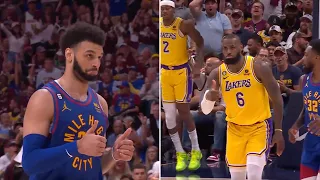 LeBron Gives Jamal Murray Thumbs Up After TOUGH Shot 😅