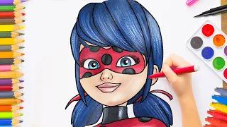 How to draw ladybug from miraculous ladybug step by step easy