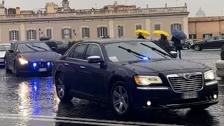 SCORTA GUARDIA DI FINANZA PRESIDENTE NIGER IN EMERGENZA/MOTORCADE PRESIDENT NIGER IN EMERGENCY