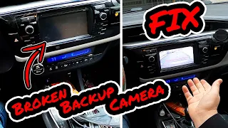 2015 Toyota Corolla Backup Camera Replacement