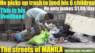 Travel to Asia: Let's go to Manila Philippines and Meet Tina the Food Seller. World's Society