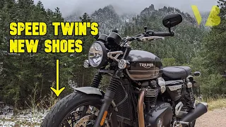 Michelin Road 5 tires for the Triumph Speed Twin // Ready for a sport-tour!