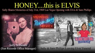 ELVIS & Sam Philips Story at Elvis' Opening Night in VEGAS 1969 (Sally Wilbourn)