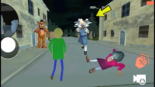 Baldi vs Scary Teacher, Freddy, Granny, Ice Scream Fight