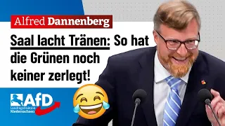 Saal lacht Tränen: So hat die Grünen noch keiner zerlegt! – Alfred Dannenberg (AfD)