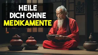 Folge diesen 10 Regeln: "Der Körper heilt seine Krankheiten ohne Medikamente." - Buddhismus.