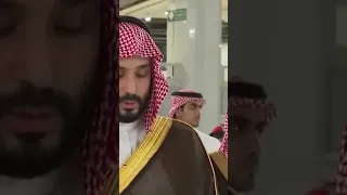 Saudi crown prince Holy Kaaba Tawaf on behalf of King Salman #shorts #shortvideo