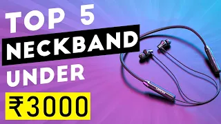 BEST NECKBAND UNDER 3000 IN 2023/🔥/TOP 5 best Bluetooth earphones under 3000/Neckband under 3000