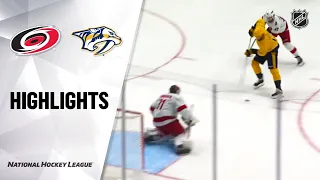 Hurricanes @ Predators 10/9/21 | NHL Highlights