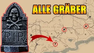 Red Dead Redemption 2 Alle Gräber | 100% RDR2 | Alle Trophäen | Erfolge