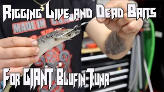 How to Rig Dead and Live Bait For Giant Bluefin Tuna