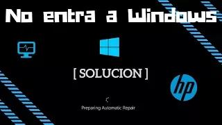 [SOLUCION] "Preparando Reparacion Automatica" | Pantalla NEGRA | NO Deja Formatear |