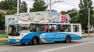 ⚪Поездка на троллейбусе №274; ЗиУ-682Г-016(018); маршрут №6 и №4; мост Ишимбай; город Балаково