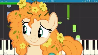 You're In My Head Like A Catchy Song - EASY Piano Tutorial - MLP FiM - The Perfect Pear