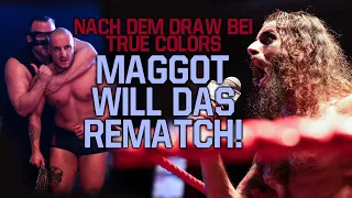 Maggot fordert ein Rematch um die wXw Shotgun Championship in Hamburg