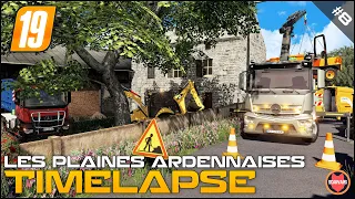 Backhoe Digger - Public Works | Digging Mod ⭐ FS19 Les Plaines Ardennaises V2 Timelapse