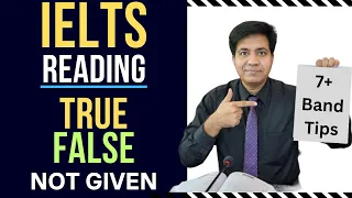 IELTS Reading - True False Not Given By Asad Yaqub