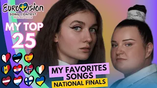 Eurovision 2024: My Top 25 National Finals & Winner from Each Country 🇲🇹🇪🇪🇪🇦🇸🇯🇭🇷🇲🇩🇱🇻🇱🇺🇮🇪🇫🇮🇺🇦