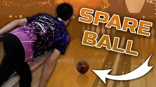 Using My SPARE BALL For STRIKES In The FINALS At A Bowling Tournament!