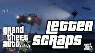 Grand Theft Auto 5 - All The Letter Scrap Location - A Mystery Solved Achievement - 100% Completion