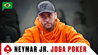 NEYMAR JR  jogando poker com RAFAEL MORAES  ♠️ PokerStars Brasil