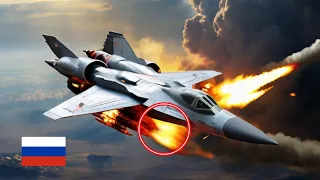 World shock! Russian MiG-31r pilot shoots down 5 of the most powerful US fighter jets